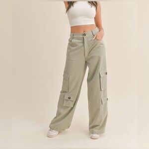 Light Sage Cargo Pant